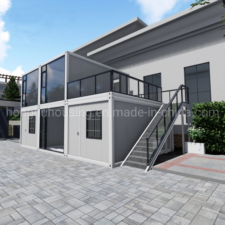 Prefab Steel Structure Modular Luxury Prefabricated 20FT or 40FT Shipping Container House/Living House/Office/Kitchen/Bathroom