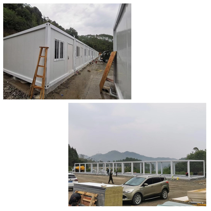 Prefab Steel Structure Modular Luxury Prefabricated 20FT or 40FT Shipping Container House/Living House/Office/Kitchen/Bathroom