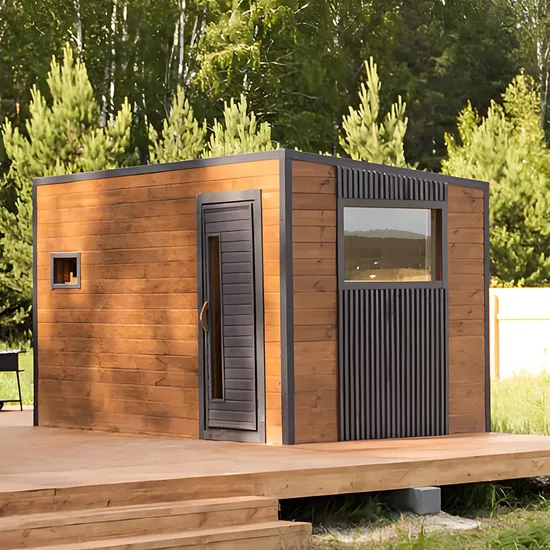 ODM OEM Factory Supplier Infrared Sauna Modern Full Outdoor Sauna Room for 2 Person 