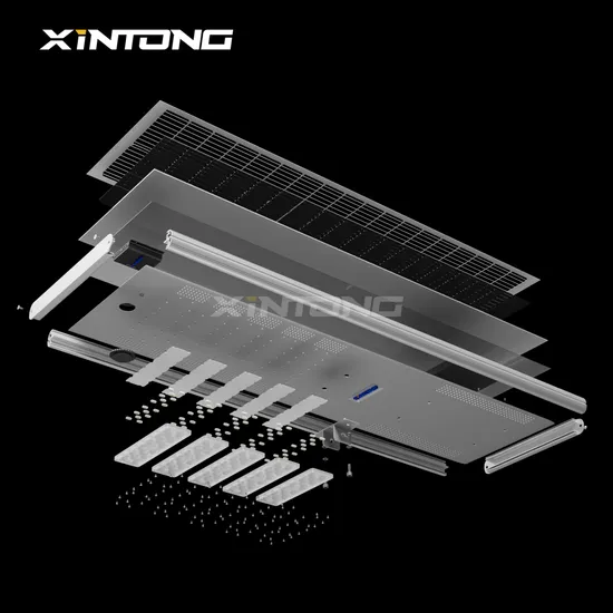 IP67 Waterproof LED Outdoor All in One Two Integrated Solar Panel Power Street Road Garden Light 