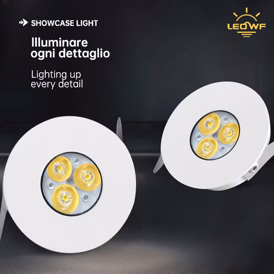 Factory Modern Displays LED Mini Spot Light Recessed Indoor Spot Light