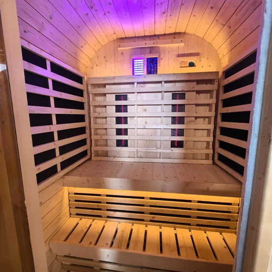 New Arrival 2 4 6 8 Person Thermally Modified Wood Far Infrared Cube Sauna Outdoor Garden Sauna Room for Sale 