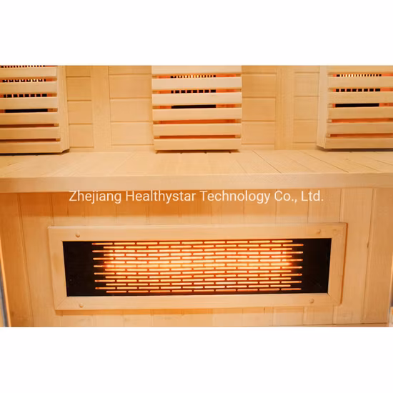 Indoor Hemlock Wood Full Spectrum Infrared Sauna Room